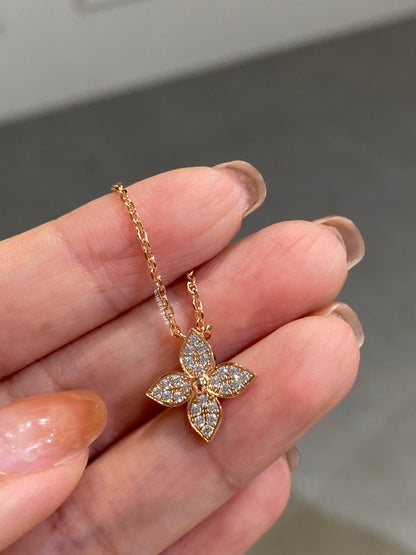 [Super CiCi ]STAR DIAMOND NECKALCE