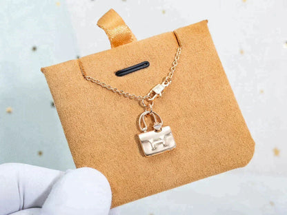 [Super CiCi ]AMULETTE PEDANT ROSE GOLD NECKLACE