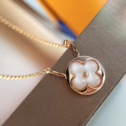 [Super CiCi ]SUN MOP GOLD 1 DIAMOND NECKLACE