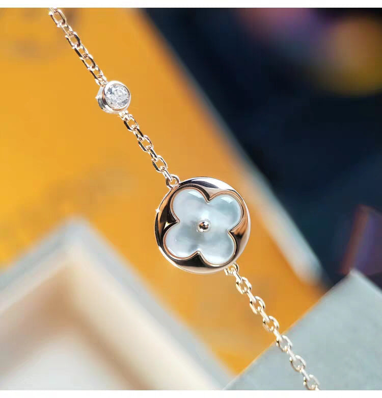 [Super CiCi ]SUN MOP GOLD 1 DIAMOND NECKLACE