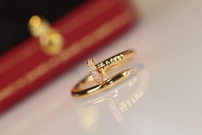 [Super CiCi ]JUSTE RING 2.65MM GOLD DIAMOND