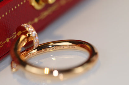 [Super CiCi ]JUSTE RING 2.65MM GOLD DIAMOND