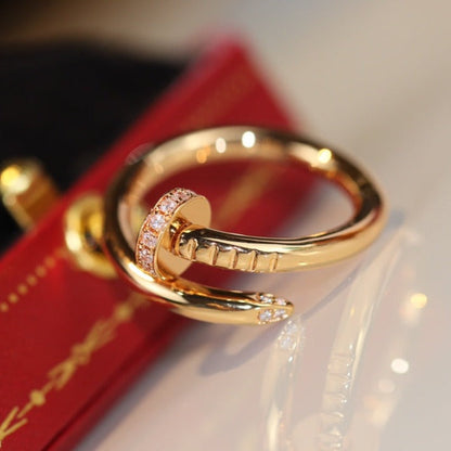 [Super CiCi ]JUSTE RING 2.65MM GOLD DIAMOND