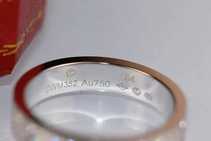 [Super CiCi ]LOVE RING 3.6MM DIAMOND PAVED