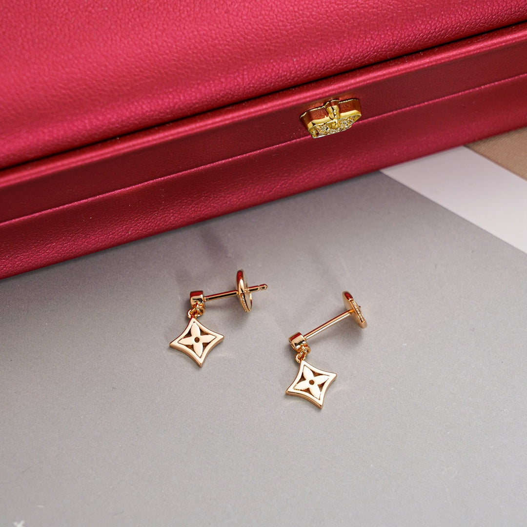 [Super CiCi ]STAR EARRINGS GOLD