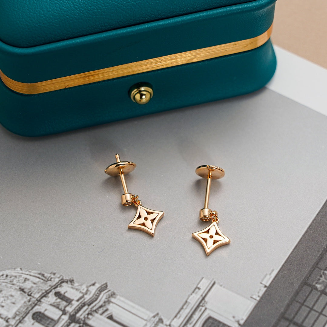 [Super CiCi ]STAR EARRINGS GOLD