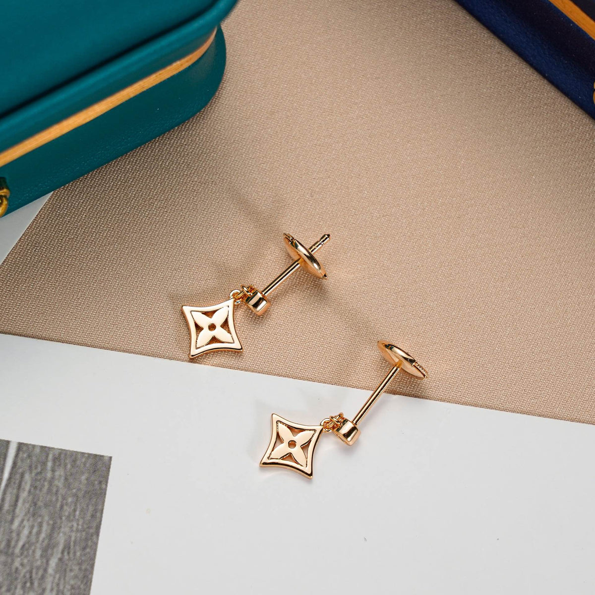 [Super CiCi ]STAR EARRINGS GOLD