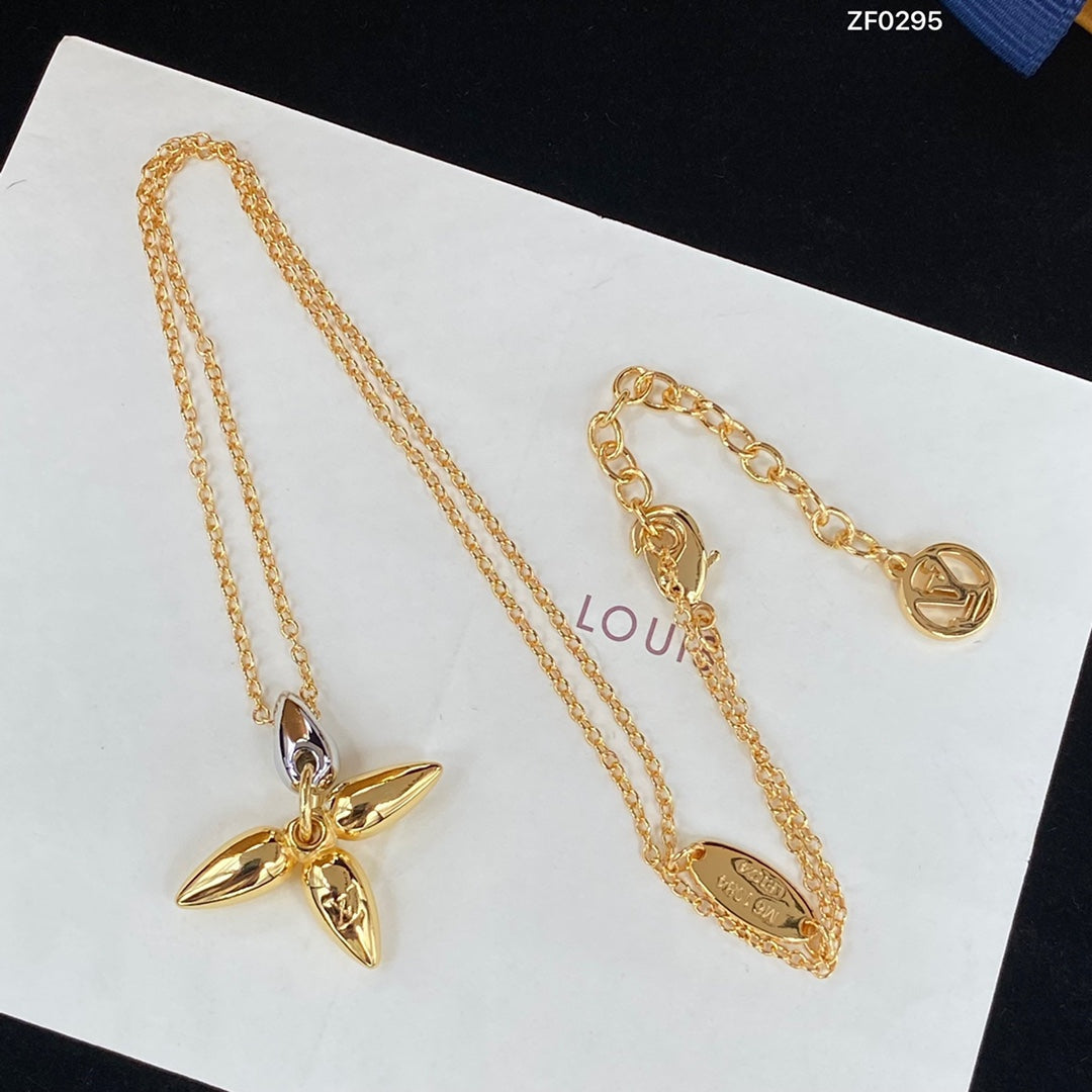 [Super CiCi ]LOUISETTE PEDANT GOLD NECKLACE