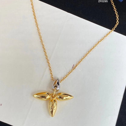 [Super CiCi ]LOUISETTE PEDANT GOLD NECKLACE