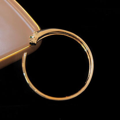 [Super CiCi ]PANTHERE GOLD OPEN BRACELET