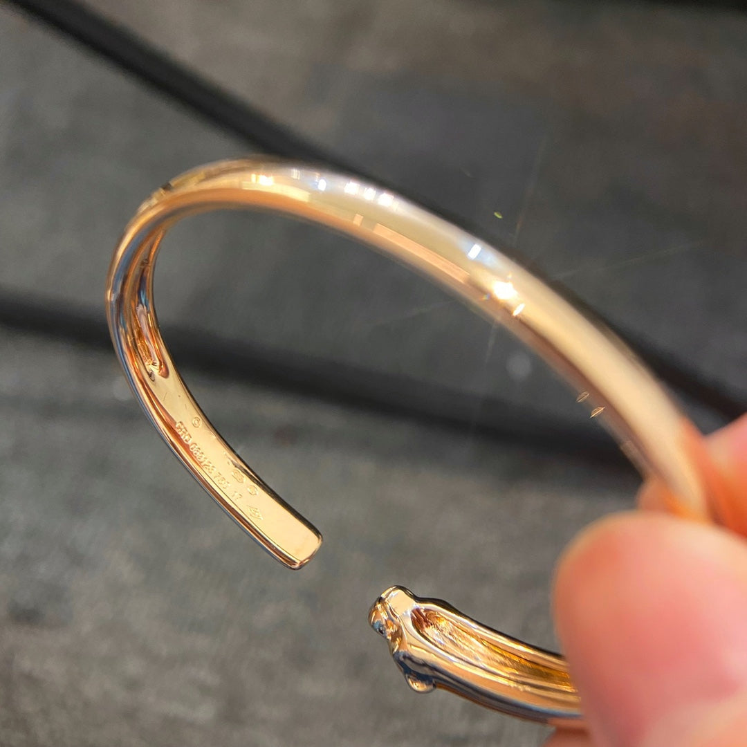 [Super CiCi ]PANTHERE GOLD OPEN BRACELET