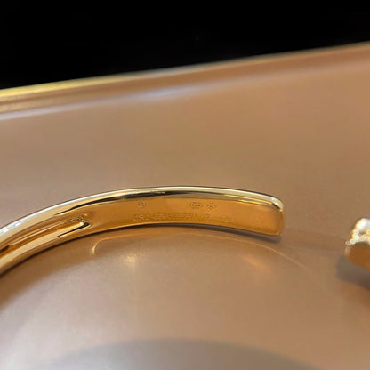 [Super CiCi ]PANTHERE GOLD OPEN BRACELET