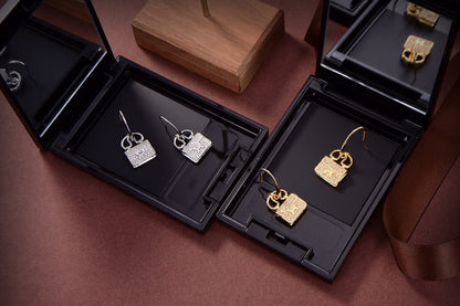 [Super CiCi ]KELLY DIAMOND EARRINGS