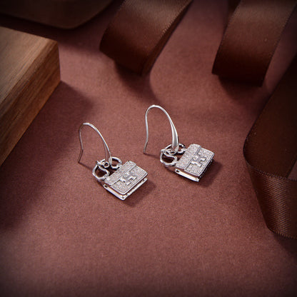 [Super CiCi ]KELLY DIAMOND EARRINGS