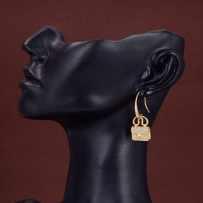[Super CiCi ]KELLY DIAMOND EARRINGS