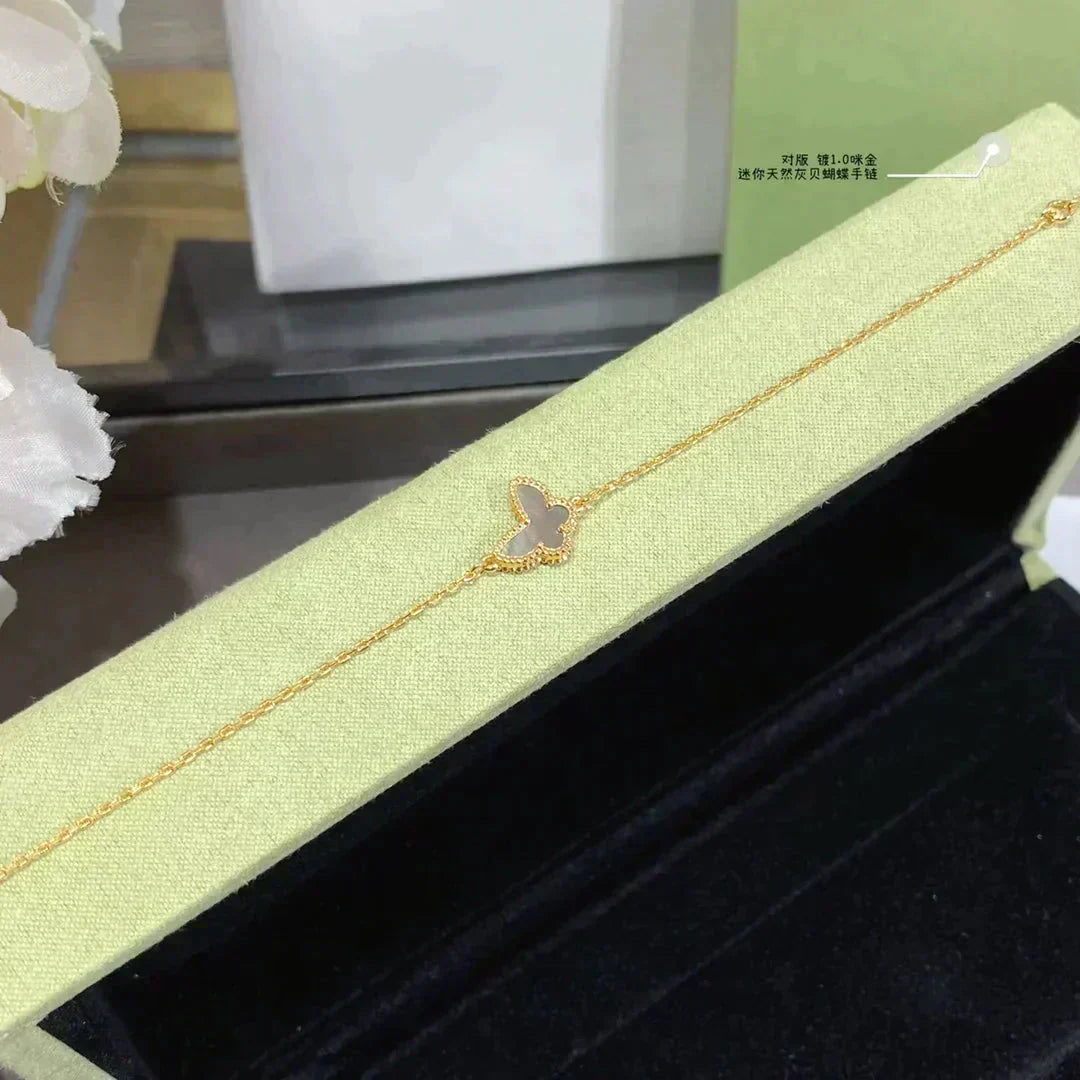 [Super CiCi ]BUTTERFLY DARK MOP BUTTERFLY BRACELET