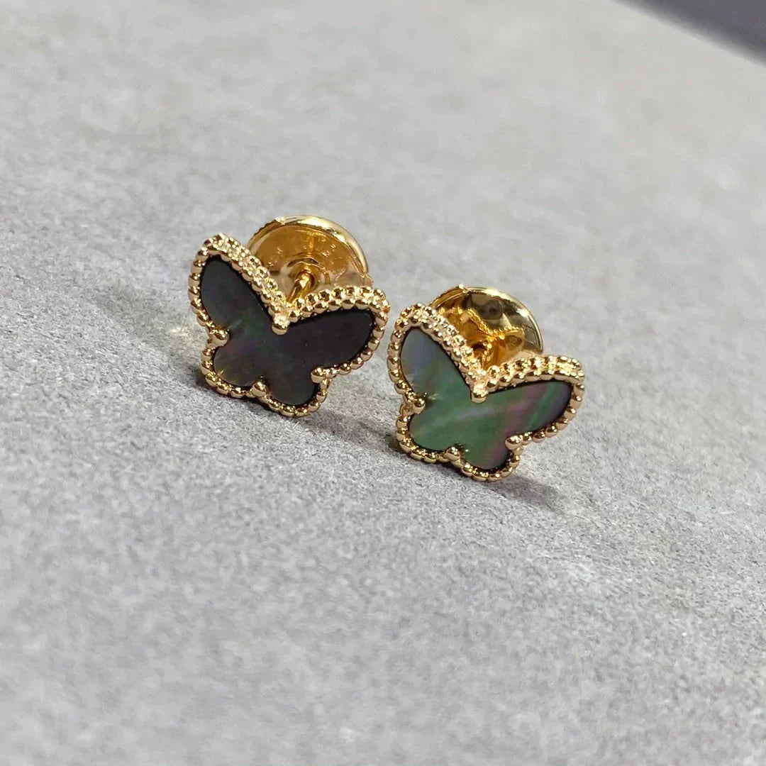[Super CiCi ]BUTTERFLY DARK MOP  EARRINGS