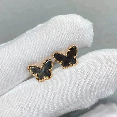 [Super CiCi ]BUTTERFLY DARK MOP  EARRINGS