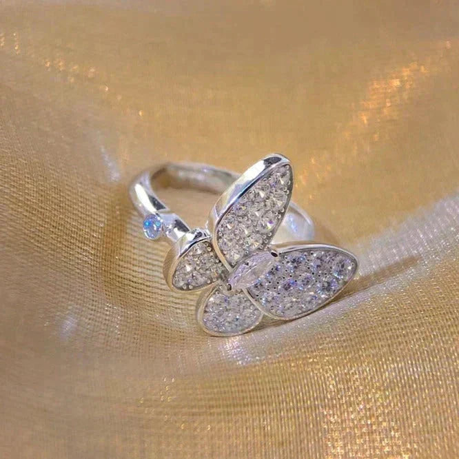 [Super CiCi ]BUTTERFLY DIAMOND RING