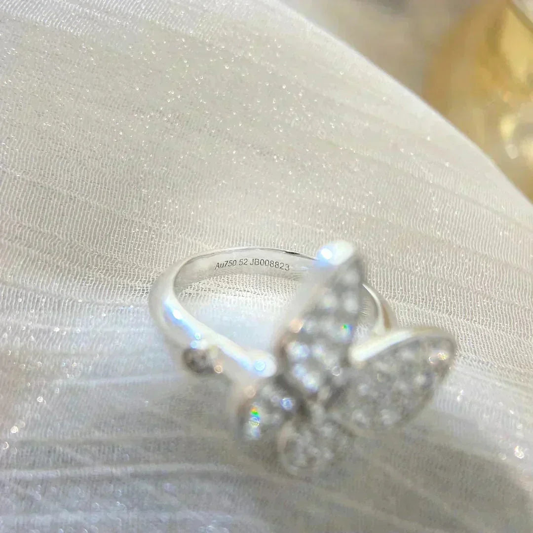 [Super CiCi ]BUTTERFLY DIAMOND RING