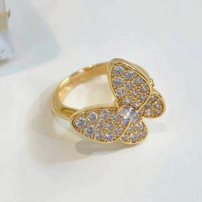 [Super CiCi ]BUTTERFLY DIAMOND RING