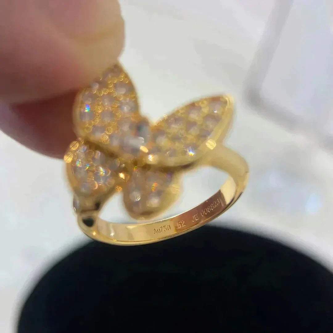 [Super CiCi ]BUTTERFLY DIAMOND RING
