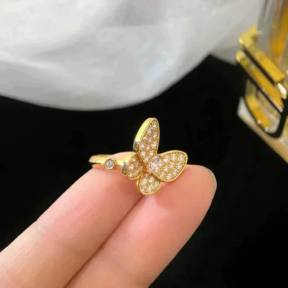 [Super CiCi ]BUTTERFLY DIAMOND RING