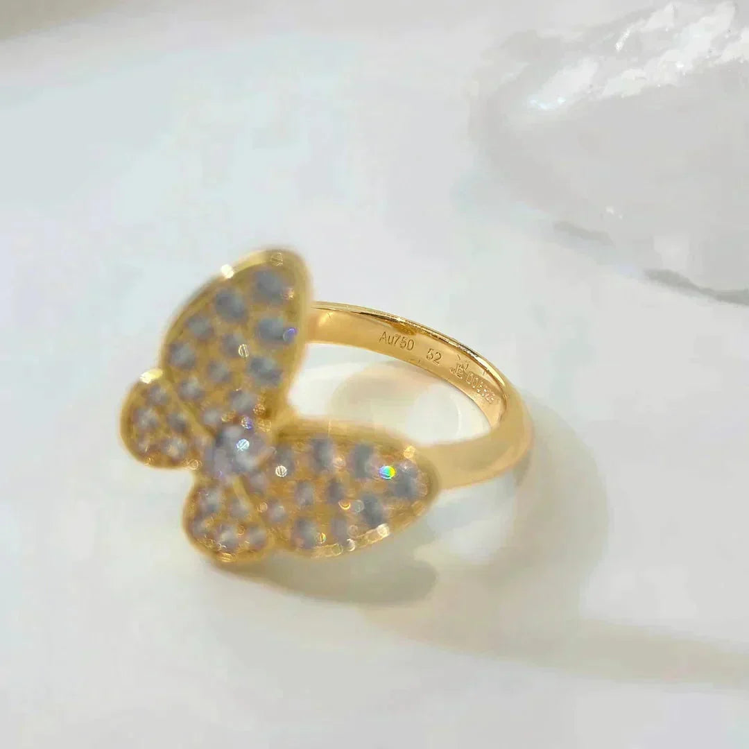 [Super CiCi ]BUTTERFLY DIAMOND RING