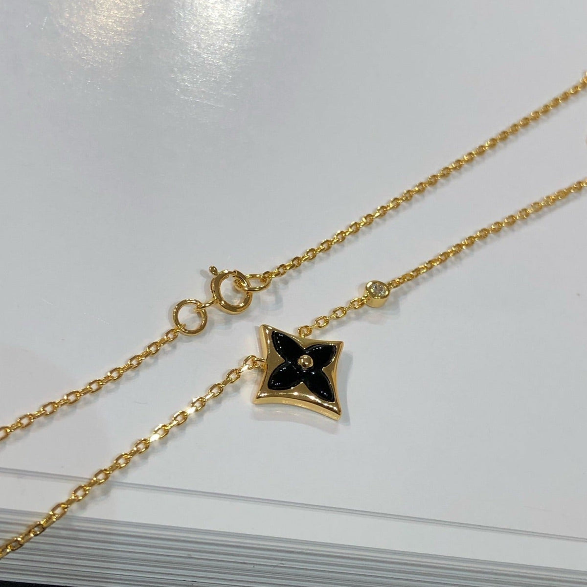 [Super CiCi ]STAR BLACK MOP NECKLACE