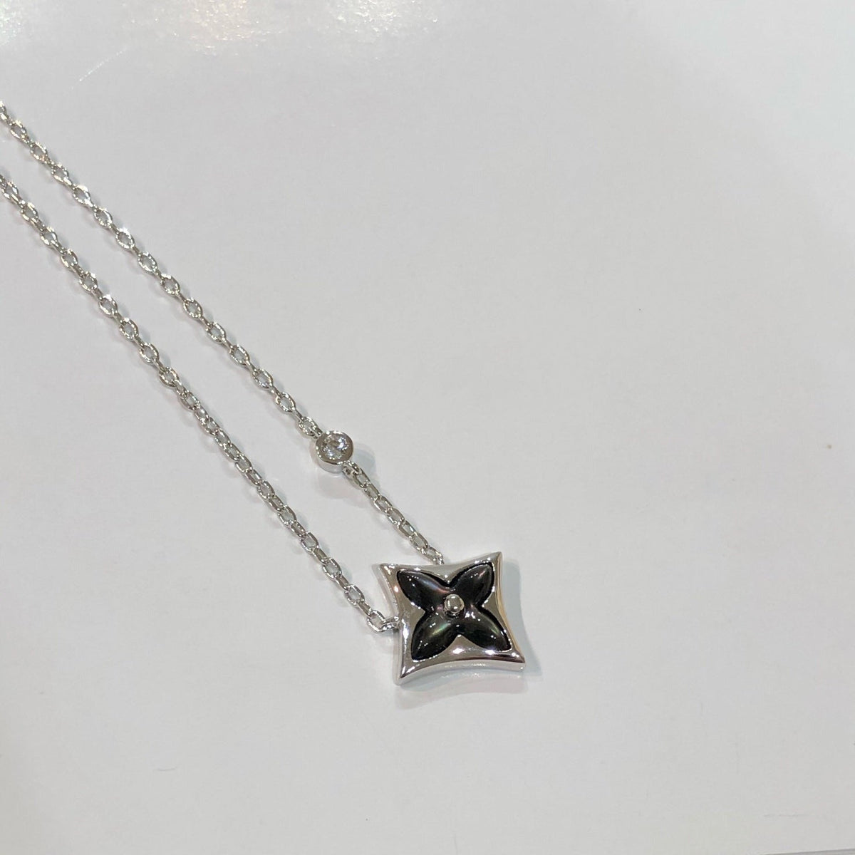 [Super CiCi ]STAR BLACK MOP NECKLACE