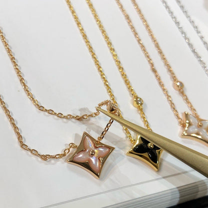 [Super CiCi ]STAR BLACK MOP NECKLACE