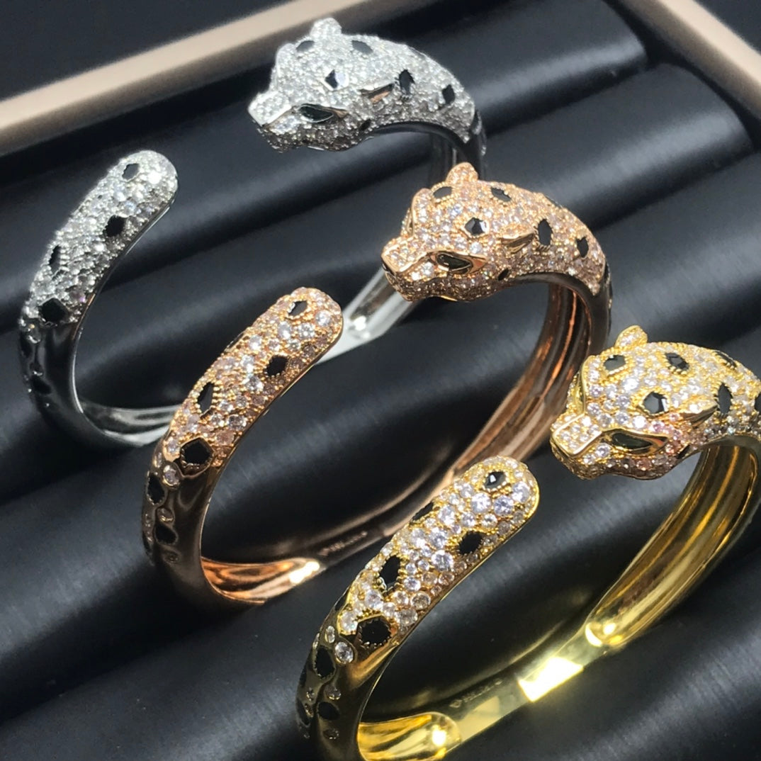 [Super CiCi ]PANTHERE BIG BRACELET DIAMONDS