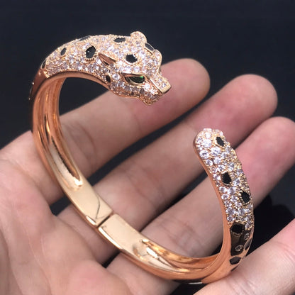 [Super CiCi ]PANTHERE BIG BRACELET DIAMONDS