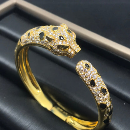 [Super CiCi ]PANTHERE BIG BRACELET DIAMONDS