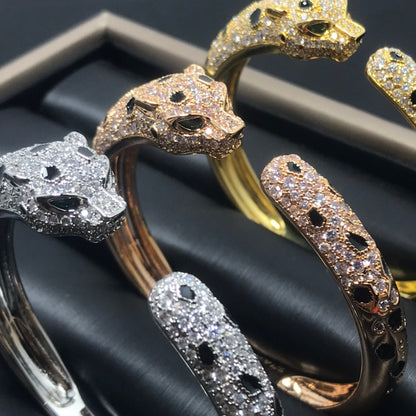 [Super CiCi ]PANTHERE BIG BRACELET DIAMONDS