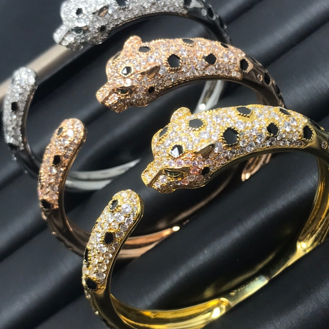 [Super CiCi ]PANTHERE BIG BRACELET DIAMONDS