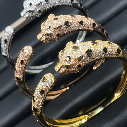 [Super CiCi ]PANTHERE BIG BRACELET DIAMONDS
