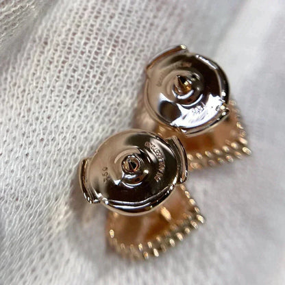 [Super CiCi ]HEART CARNELIAN STUD EARRINGS