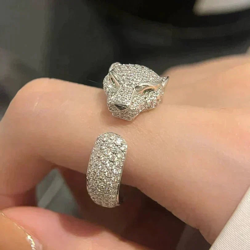 [Super CiCi ]PANTHERE 5.5MM ALL DIAMOND RING