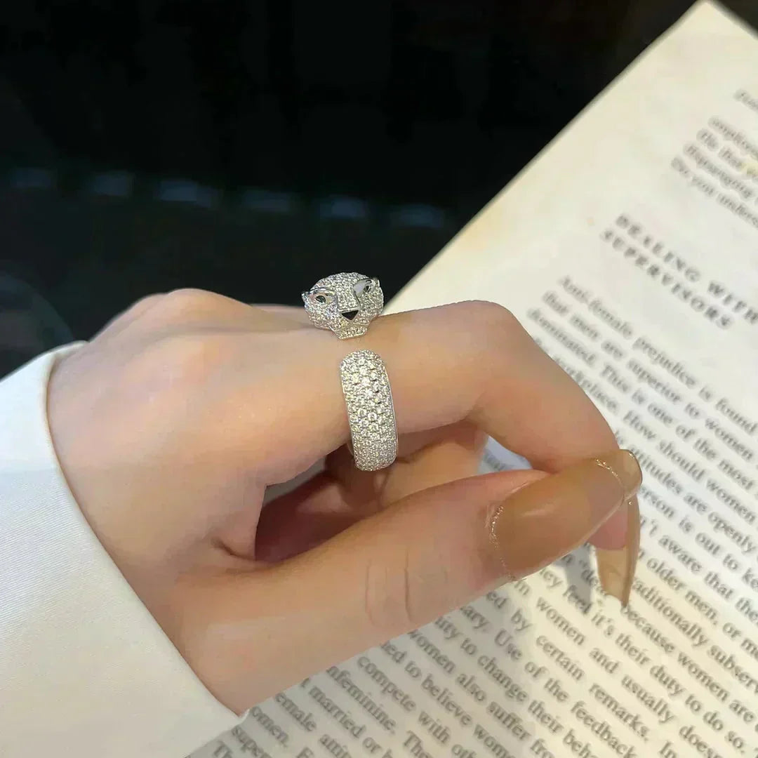 [Super CiCi ]PANTHERE 5.5MM ALL DIAMOND RING