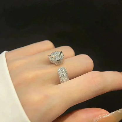 [Super CiCi ]PANTHERE 5.5MM ALL DIAMOND RING