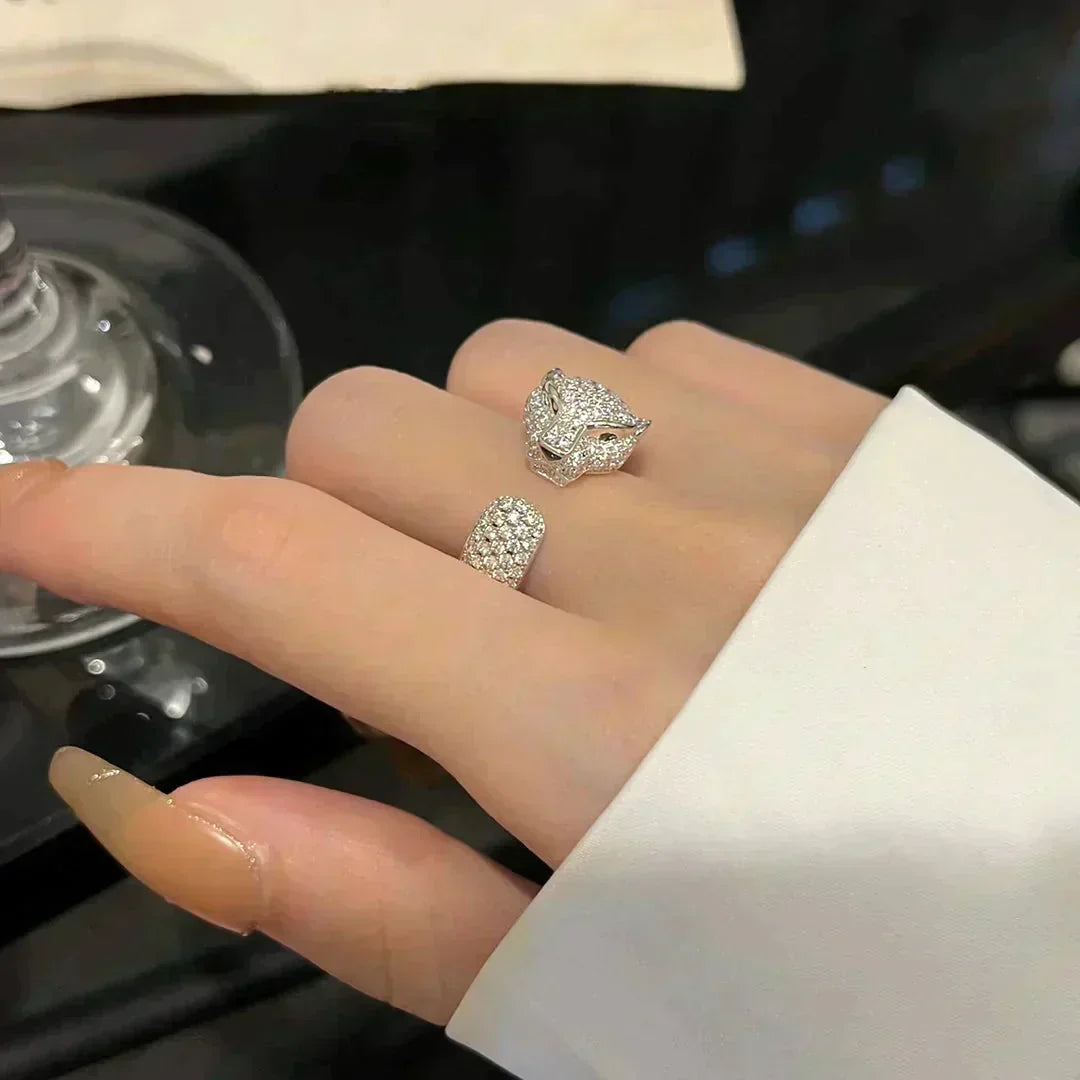 [Super CiCi ]PANTHERE 5.5MM ALL DIAMOND RING