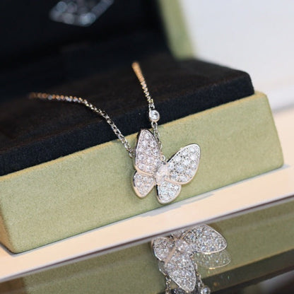 [Super CiCi ]BUTTERFLY DIAMOND NECKLACE