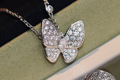 [Super CiCi ]BUTTERFLY DIAMOND NECKLACE