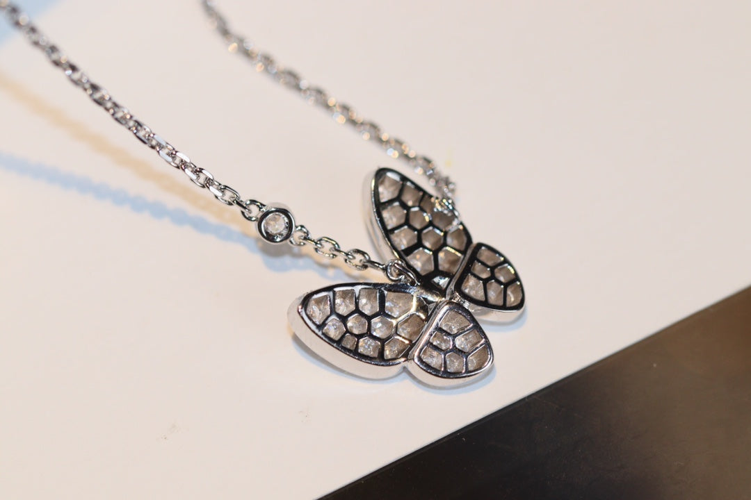 [Super CiCi ]BUTTERFLY DIAMOND NECKLACE