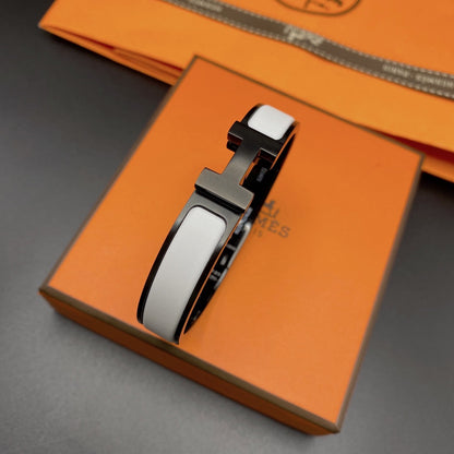 [Super CiCi ]H BRACELET 12MM BLACK WHITE CERAMIC