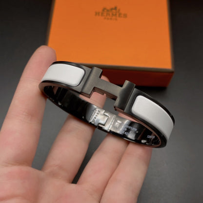 [Super CiCi ]H BRACELET 12MM BLACK WHITE CERAMIC