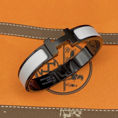 [Super CiCi ]H BRACELET 12MM BLACK WHITE CERAMIC
