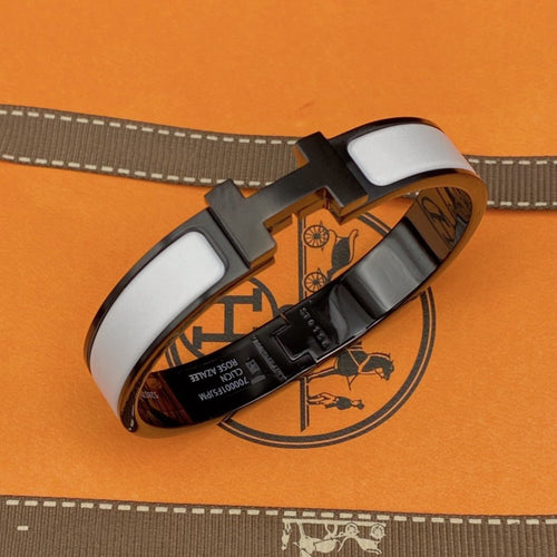 [Super CiCi ]H BRACELET 12MM BLACK WHITE CERAMIC
