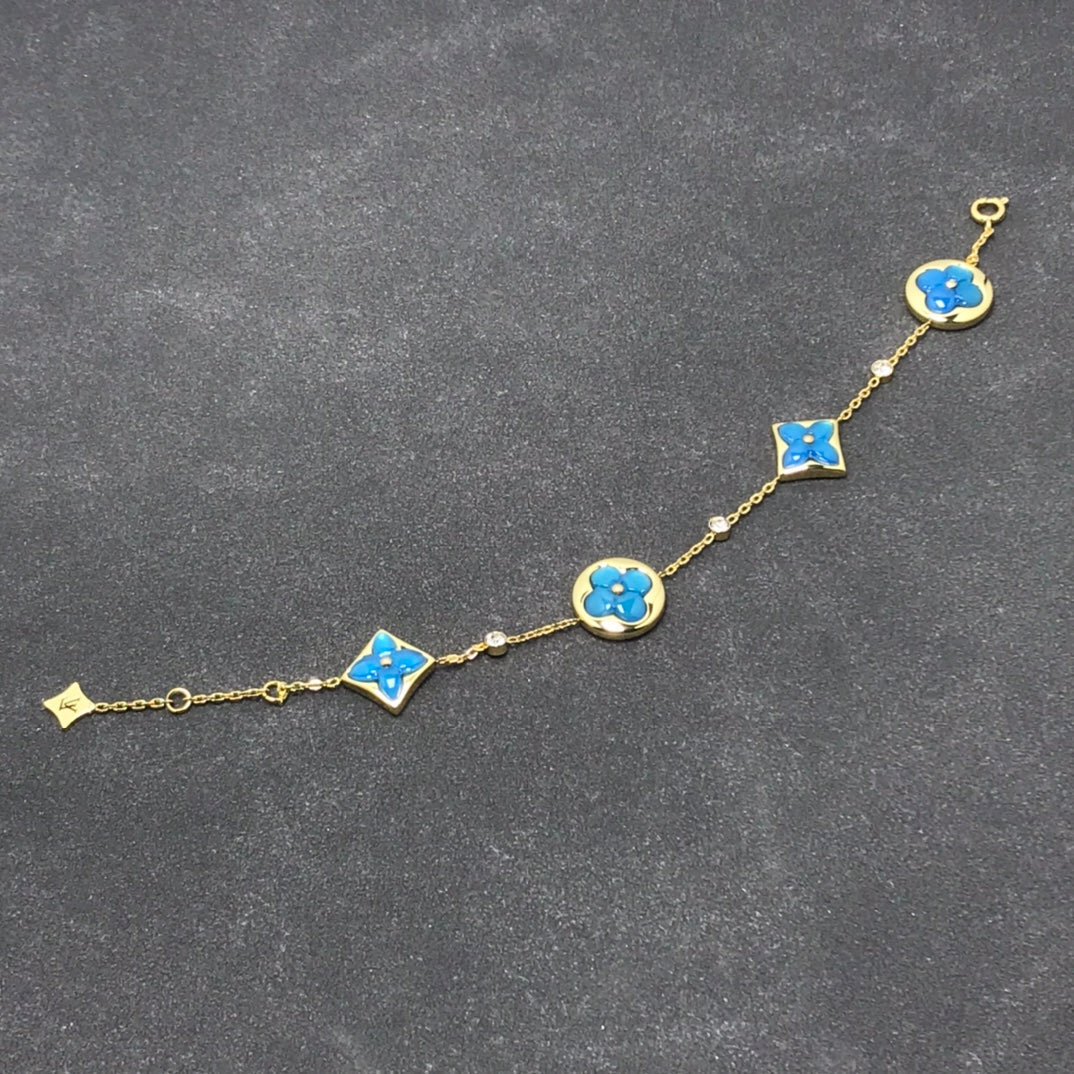[Super CiCi ]STAR AND SUN TURQUOISE 4 MOTIFS 3 DIAMONDS